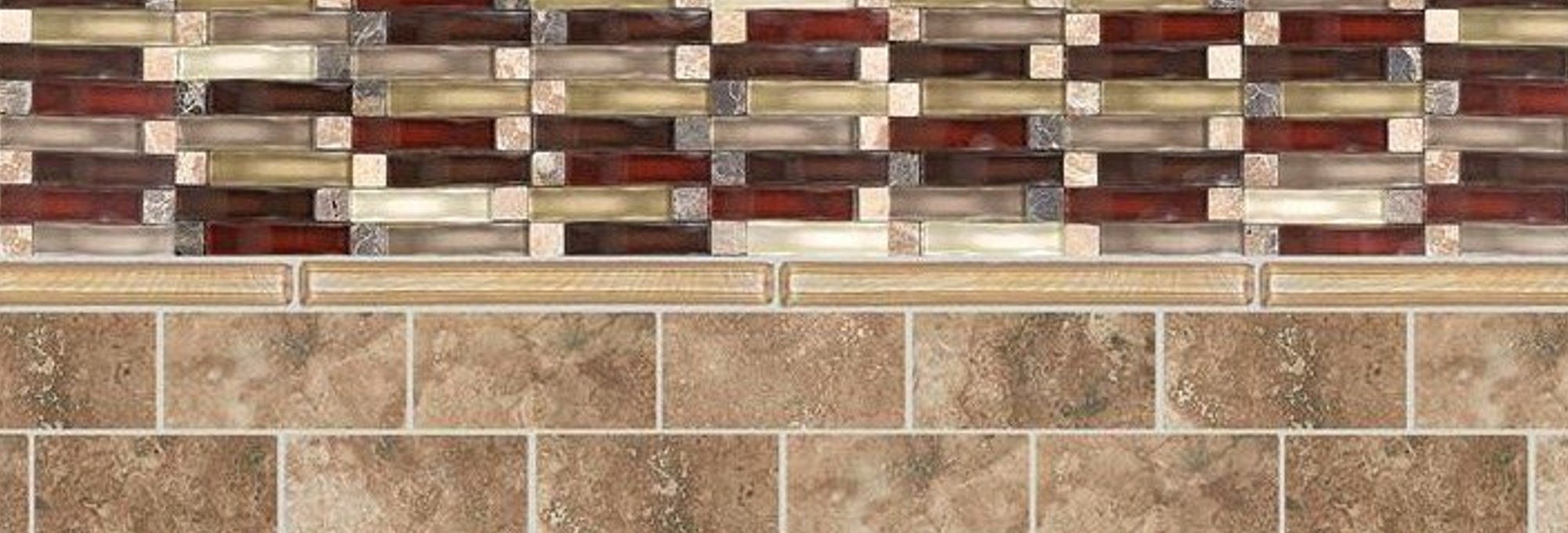 tile & stone backsplash from McLaurin Carpets Inc. in Soso, MS